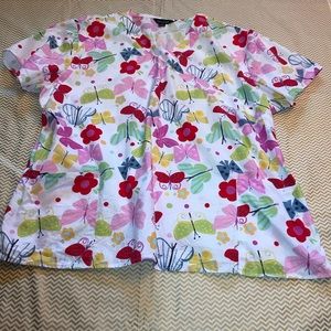 NWOT Zoe and Chloe Scrub Top
